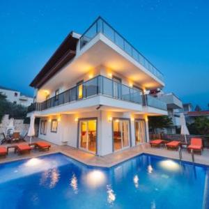 Villa with 5 bedrooms in Kalkan with wonderful sea view private pool terrace 